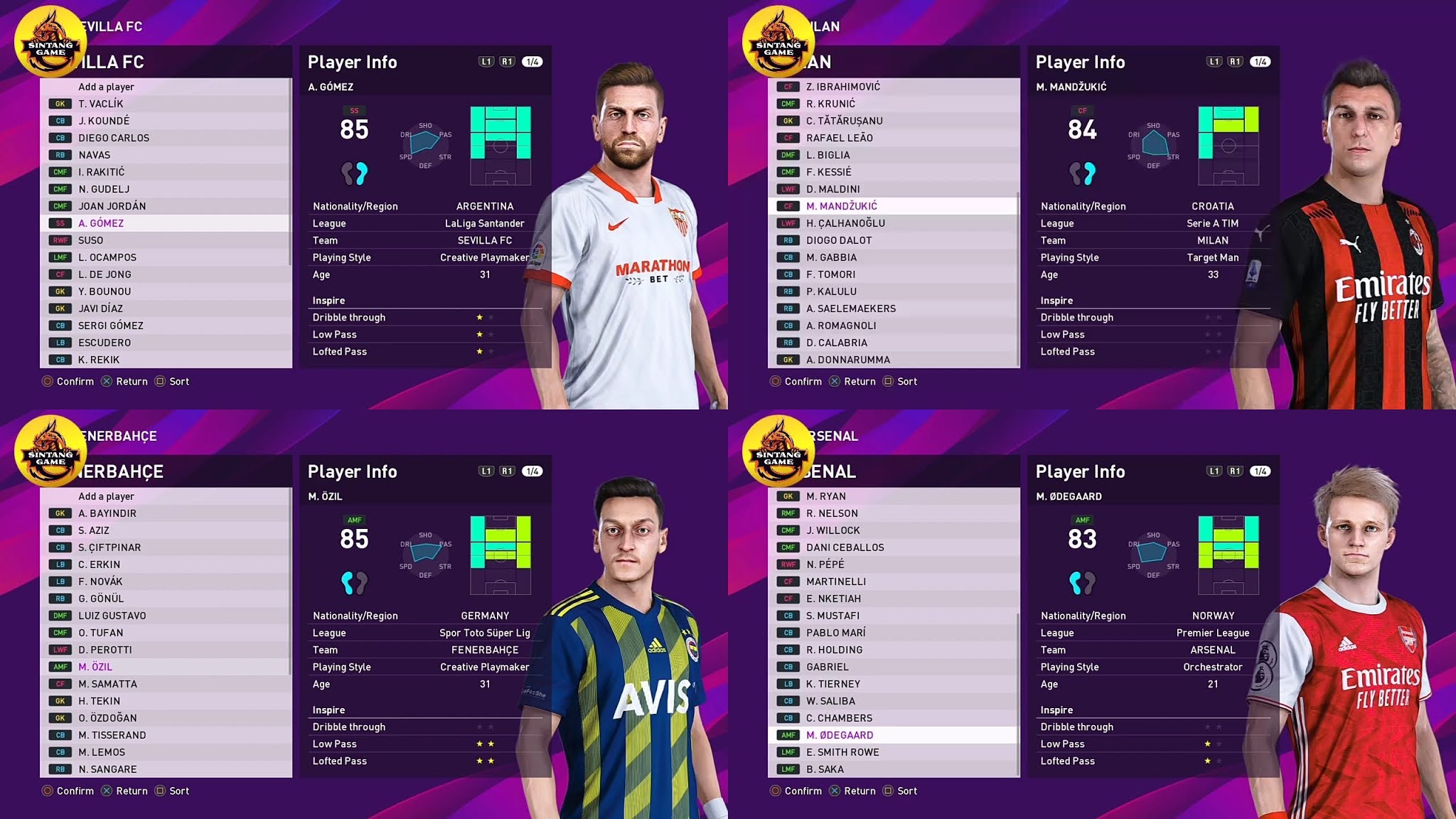 PES 2020 PS4 Option File Season 2020 2021 PESNewupdate